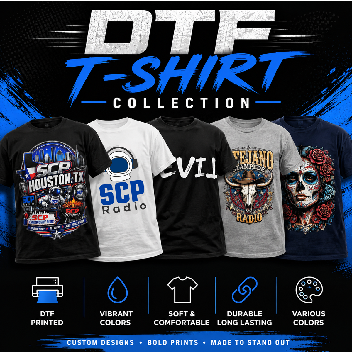 DTF Printed T-Shirts