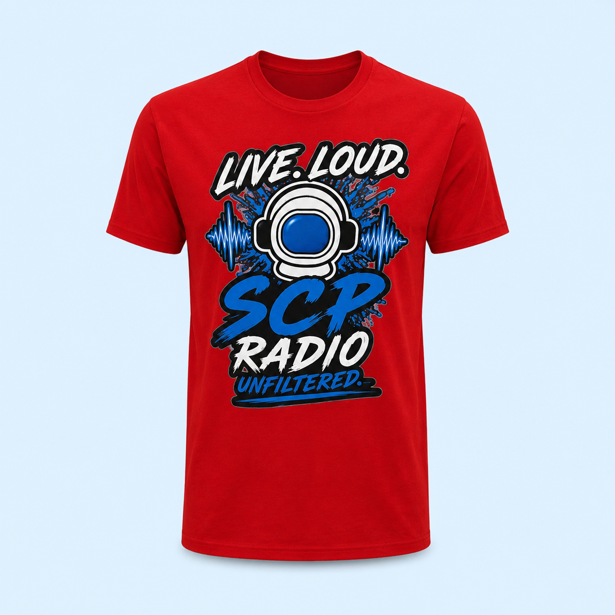SCP Radio Unfiltered Live Loud T-Shirt