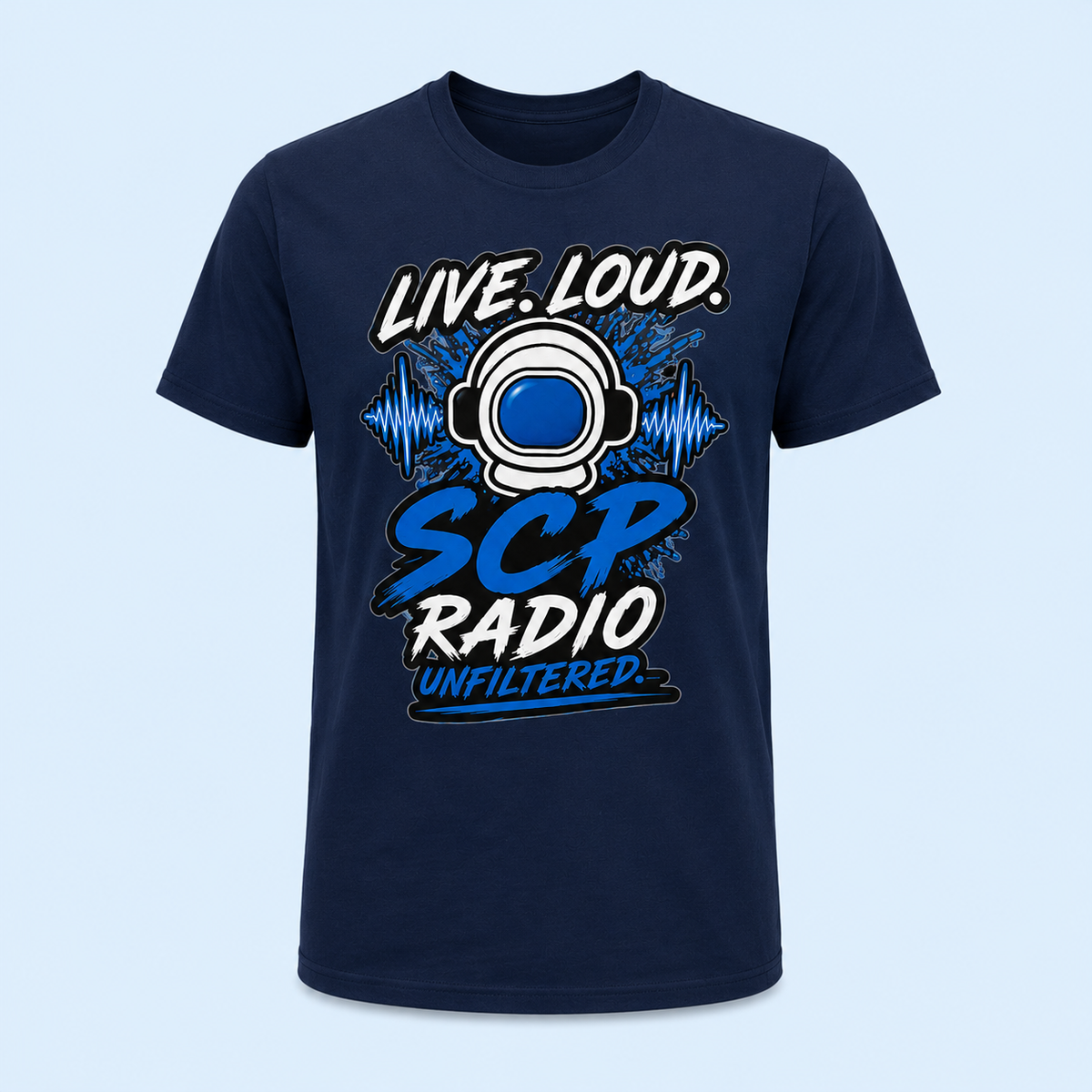 SCP Radio Unfiltered Live Loud T-Shirt